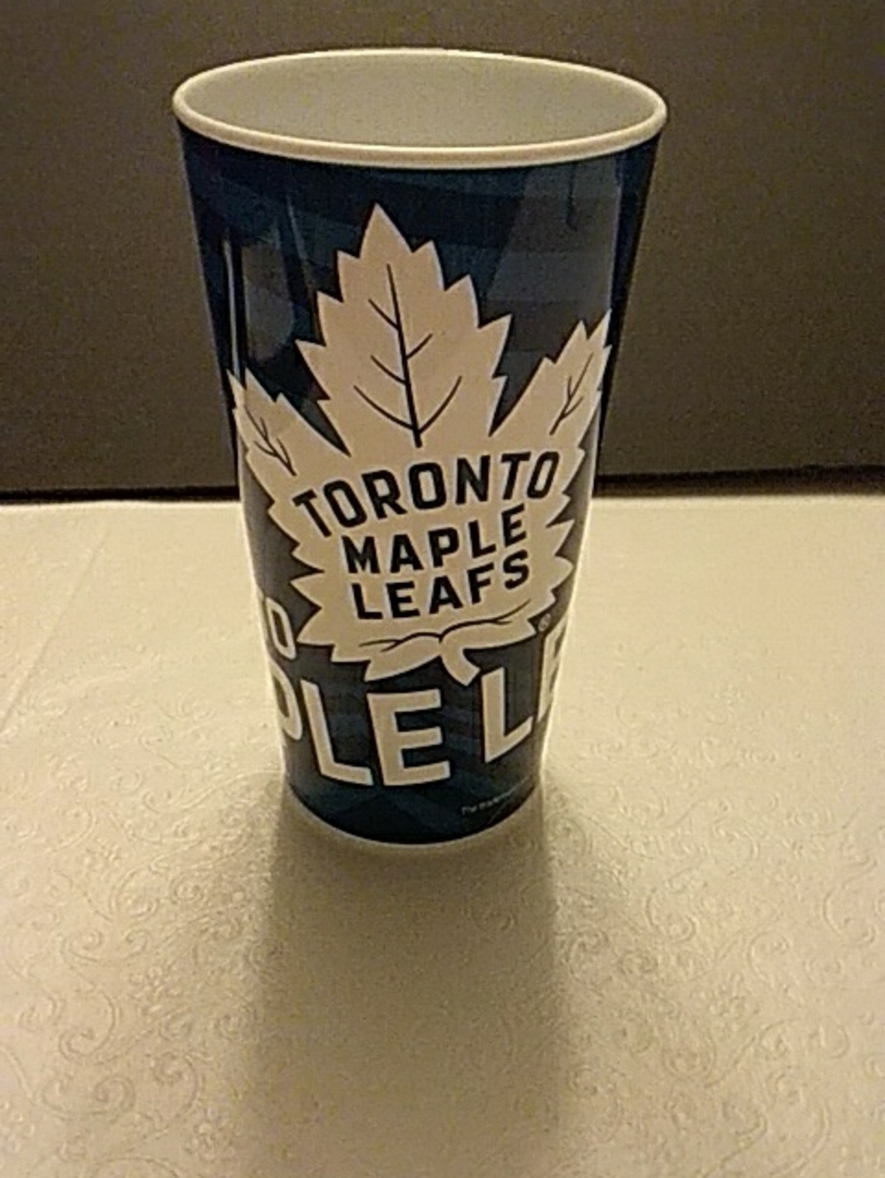 Blue Fan Tumbler Cup Maple Leafs